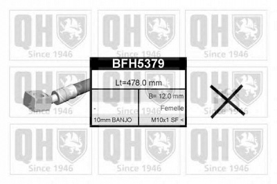 QUINTON HAZELL bfh5379 -  Тормозной шланг